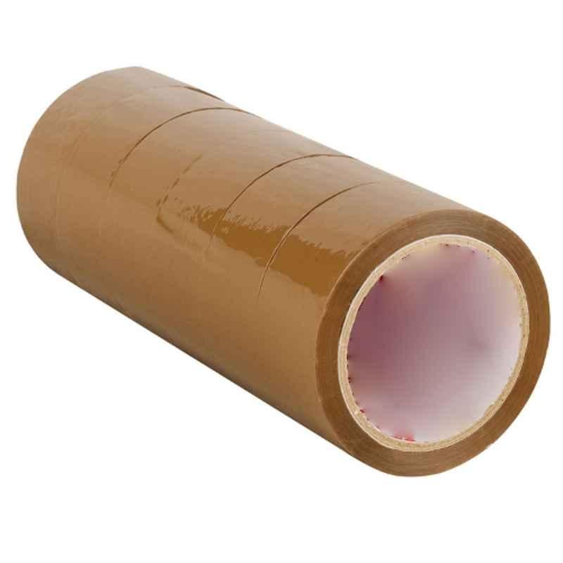 Veeshna Polypack 65m 2 inch Brown Tape, Tape-002 (Pack of 6)