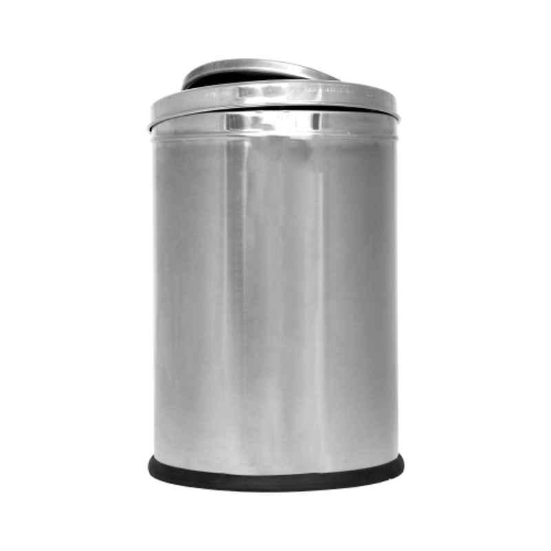 Alinco 8x12 inch Stainless Steel Swing Bin