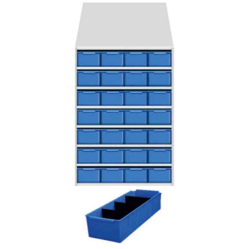 Universal 490kg 8 Shelves Steel & Plastic Light Grey Storage Rack, UMASU24