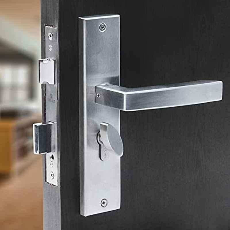 Voltizi Inox 8 inch Stainless Steel 304 Antique Finish CYS Plate Mortise Door Lock Handle Set with One Side Key