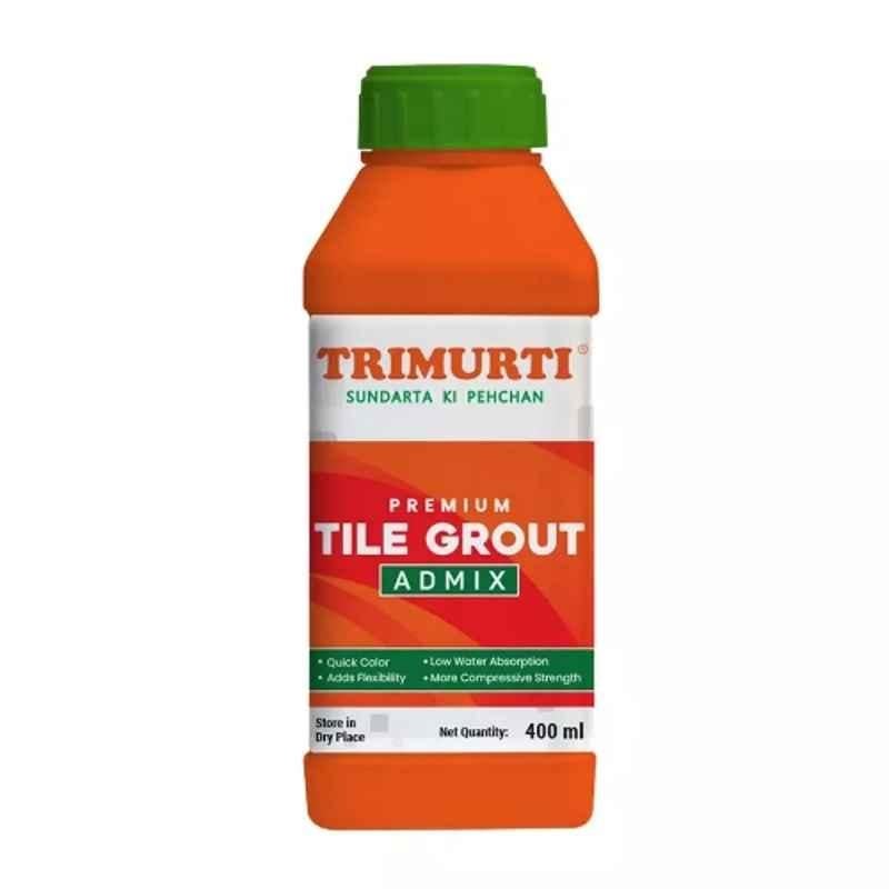 Trimurti Premium 400ml White Admix Tile Grout for Interior or Exterior Floor & Wall Joints, TGA400ML
