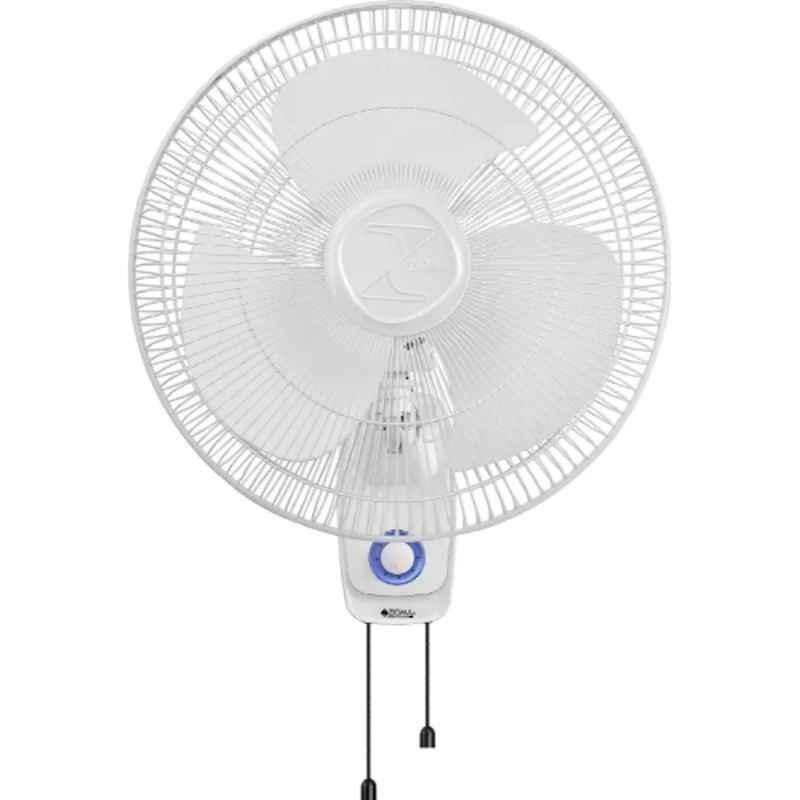 Zigma Charm Plus 45W White & Blue 3 Blade Ultra High Speed Wall Fan, Sweep: 400 mm