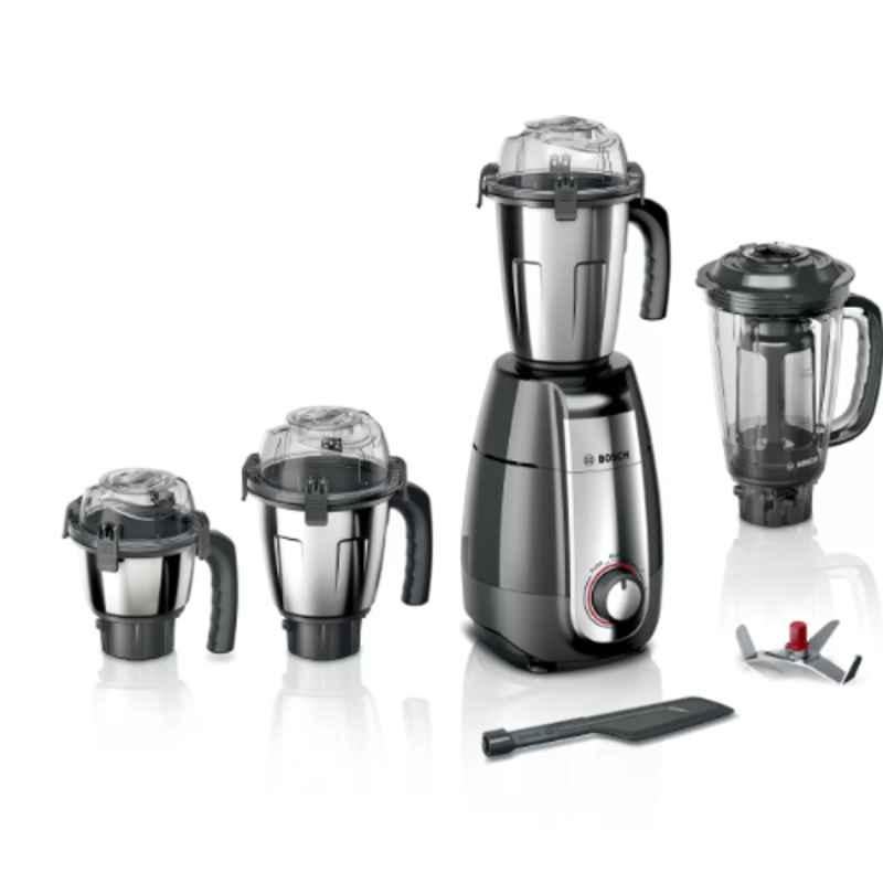 Bosch TrueMixx Pro 1000W Grey Mixer Grinder with 4 Jars, MGM8842GIN