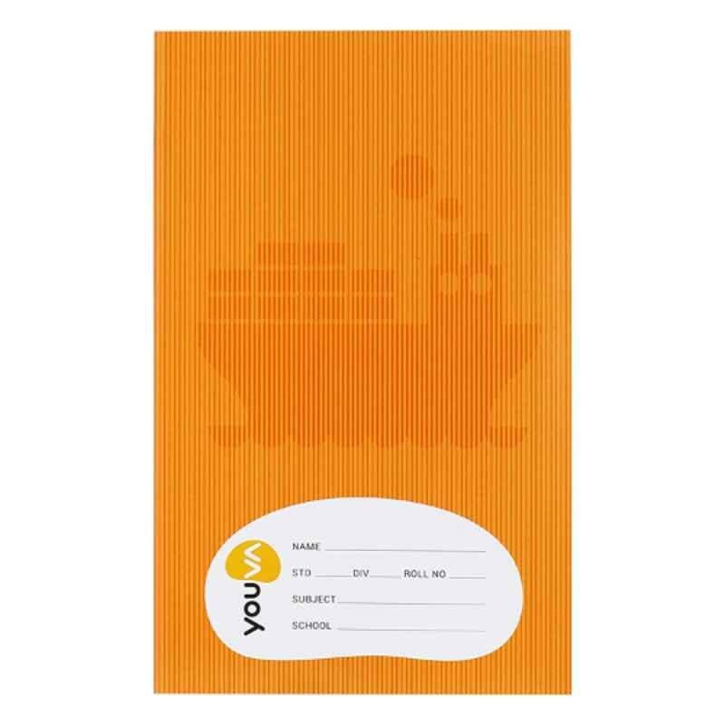 Navneet Youva A4 76 Pages Soft Bound Brown Cover Single Line Long Notebook, 22544 (Pack of 12)