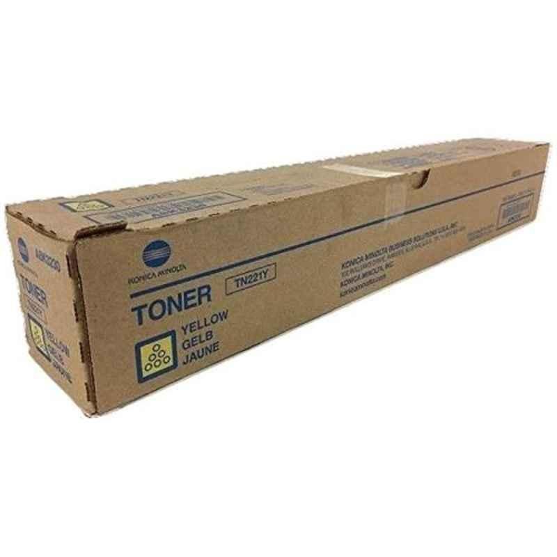 Konica Minolta TN221Y Yellow Toner Cartridge