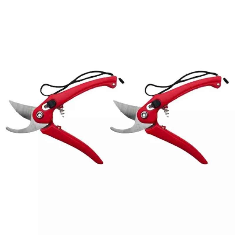 Sky Blue 0.98 inch Iron Bypass Pruner, SBPRUNERMDX0215 (Pack of 2)