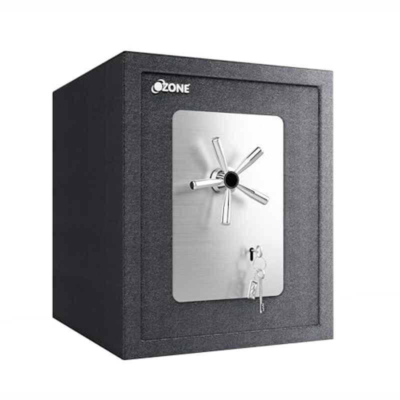 Ozone Fort Safe AB-66 78L 36x46x55.5cm Metal Black Manual Key Safe Locker (Tijori)