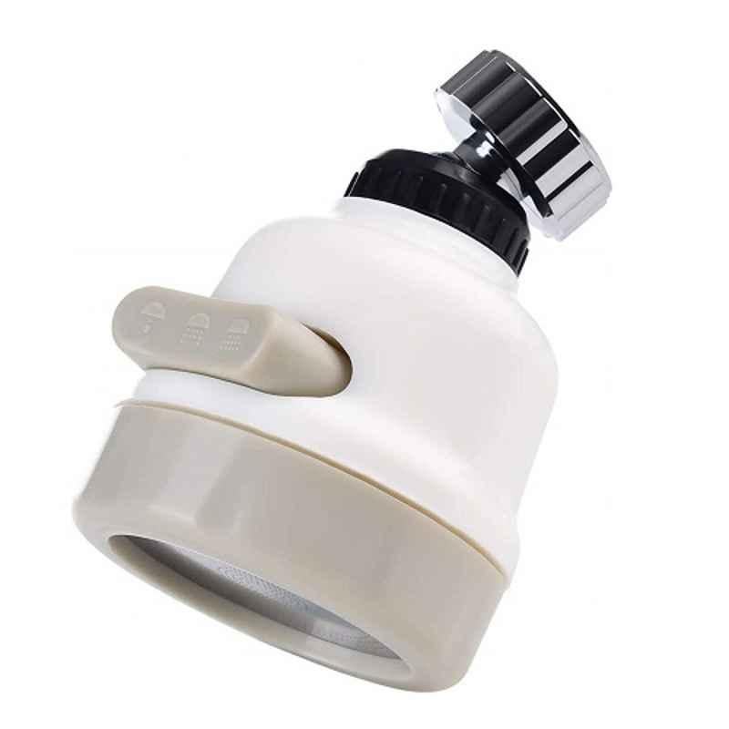 Logger Plastic Chrome Finish Ivory Sink Tap Head Nozzle, C5100507