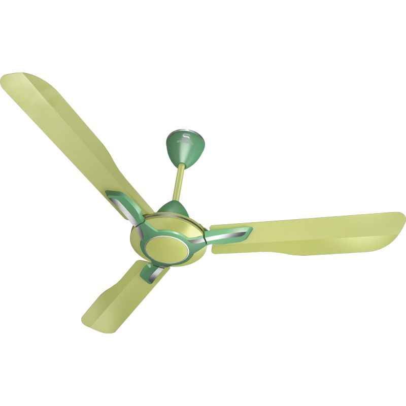 Standard 3 Blades Aspire 1200mm Nickel Silver Oasis Green Ceiling Fan