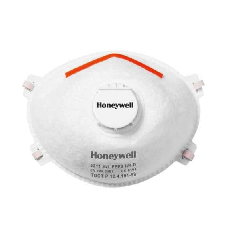 Honeywell 5311 xxlarge FFP3 NR D Respiratory Mask With Exhalation Valve, 1015635 (Pack of 50)