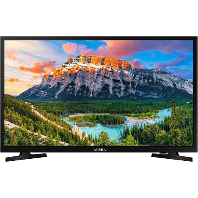 AUSHA A-32N 32 inch HD Ready A+ Grade Panel Black LED TV
