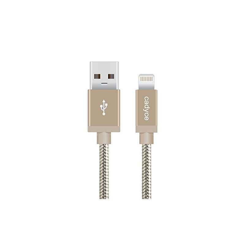 Cadyce 2m Gold Colour USB Sync Lightning Cable, CA-ULCG