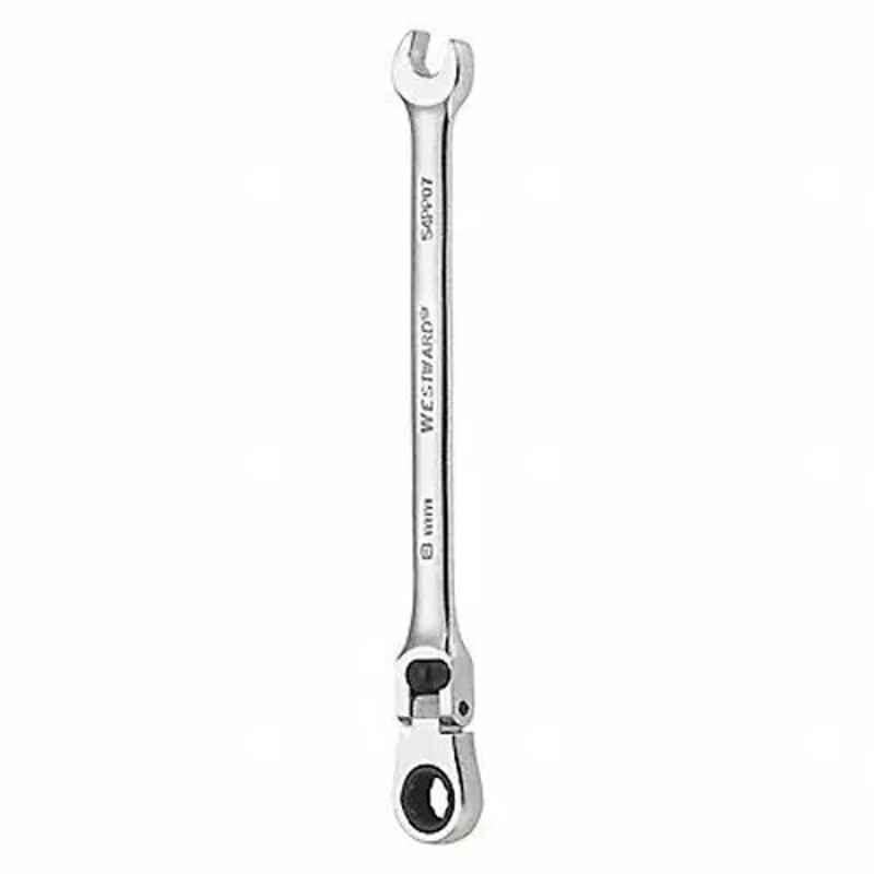 Westward 5-3/4 inch Alloy Steel Chrome Ratchet Wrench, 54PP07