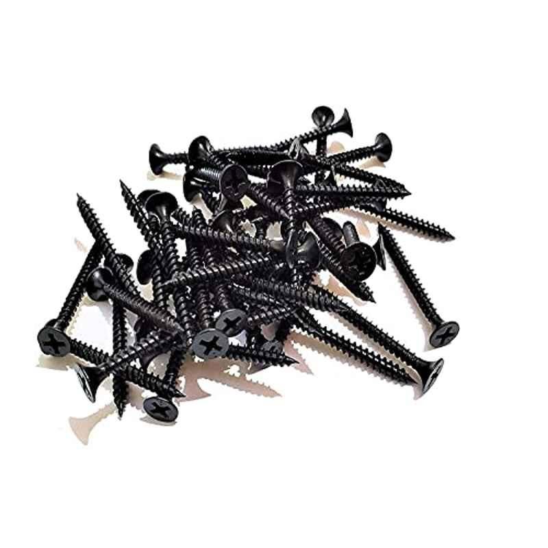 Screwtight 32x8mm Carbon Steel Black Finish Phillips Head Gypsum Drywall Screw (Pack of 500)