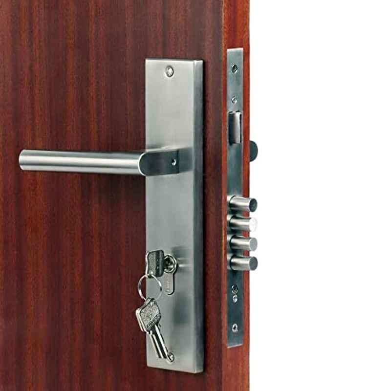 Voltizi 10 inch â€ŽStainless Steel â€ŽMatt Finish Mortise Main & Bedroom Lock Set, â€ŽMG301