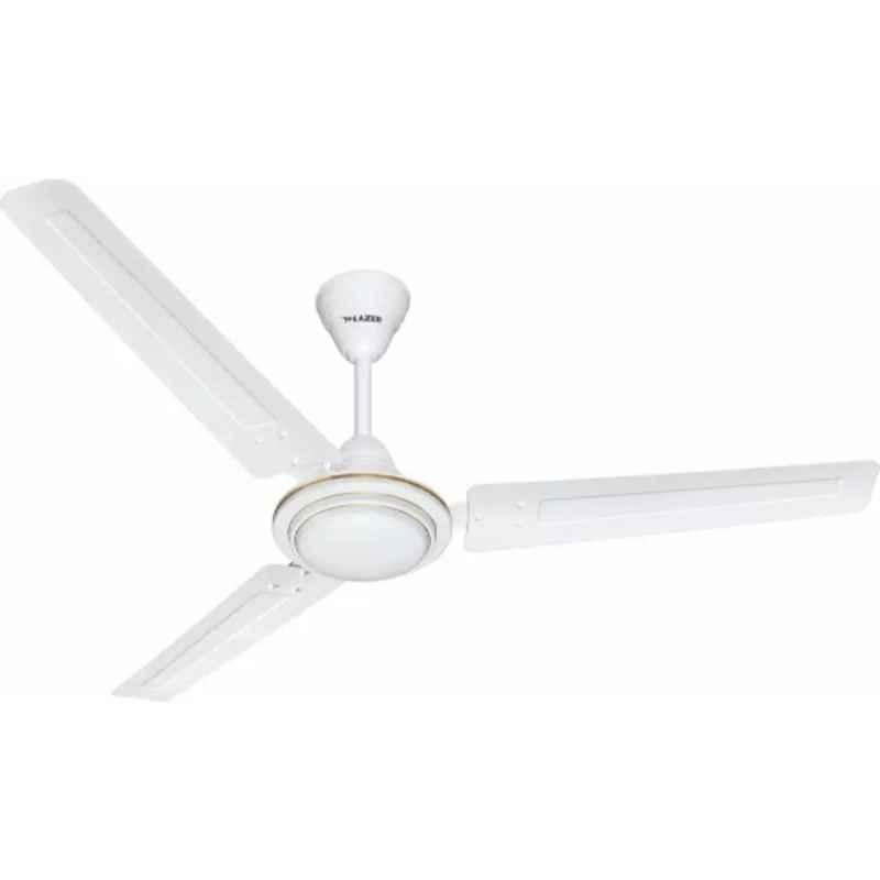 Lazer ECS 75W White 3 Blade Anti Dust Ceiling Fan, ECS48WHT, Sweep: 1200 mm