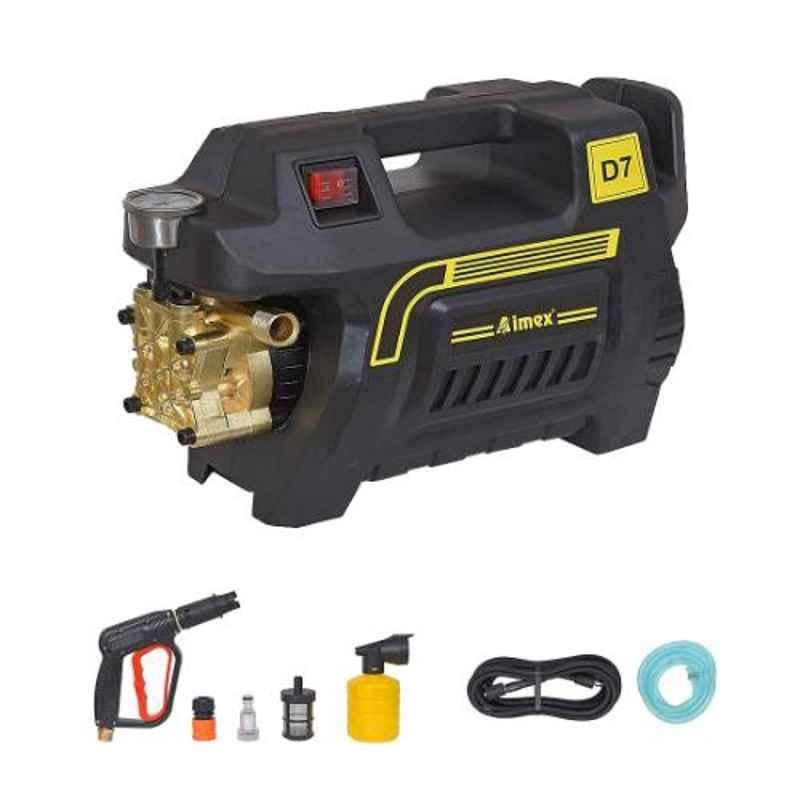 Aimex D7 1800W Hevay Duty Electric High Pressure Washer with Hose Pipe & Foam Bottle