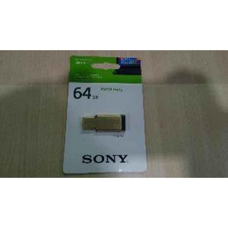 Sony 64Gb Metal Pendrive With 2Yrs Brand Warranty Pen Drive