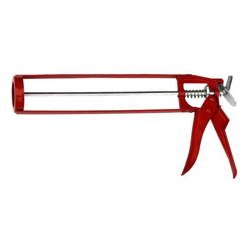 Prima Red Finish Skeleton/Patti Type Caulking/Silicon Gun, RMPL-SG-9116 (Pack of 10)
