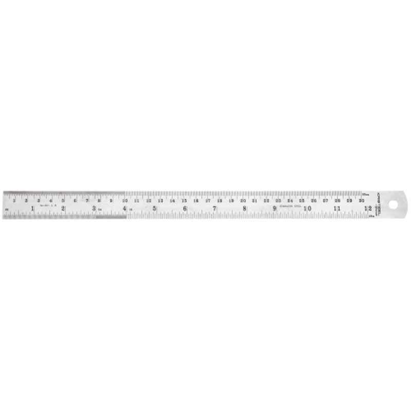 Kristeel 2 Pcs 24 inch Metric & English Stainless Steel Ruler Set, 401E