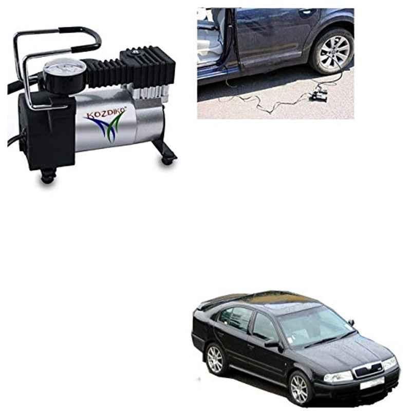 Kozdiko 12V DC Heavy Duty Metal Tyre Inflator for Skoda Old Octavia, Tyre_Inflator_D47