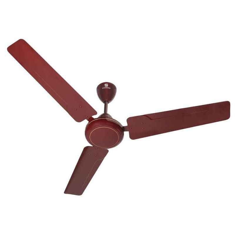 Standard 400rpm Zinger Brown Ceiling Fan, Sweep: 1200 mm