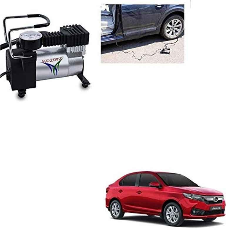 Kozdiko 12V DC Heavy Duty Metal Tyre Inflator for Honda Amaze New2018, Tyre_Inflator_D245