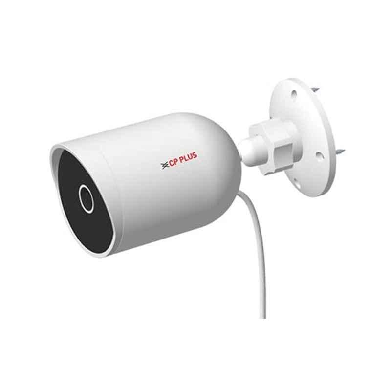 CP Plus 3MP Motion Detection Two Way Talk & Night Vision White Wireless Outdoor Bullet Security Camera, CP-V31A