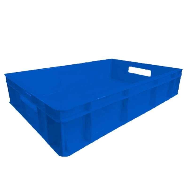 Xela 143 60x40x12cm Plastic Blue Multipurpose Heavy Duty Portable Crate