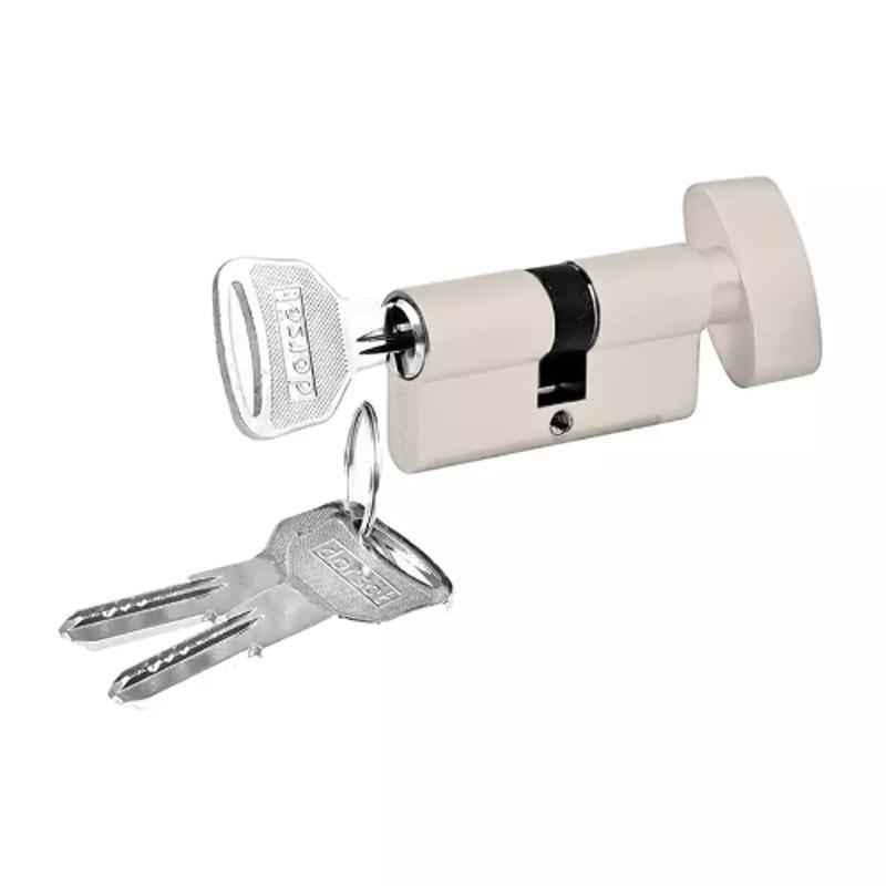 Dorset CL 515 SN 90mm Stainless Steel Satin Matt Finish Euro Profile Pin Cylinder Lock (Pack of 3)