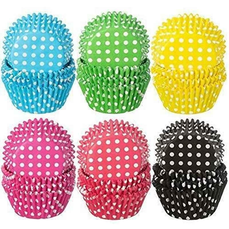 Deera 6cm Assorted Colour Cupcake Paper Liner (Pack of 200)