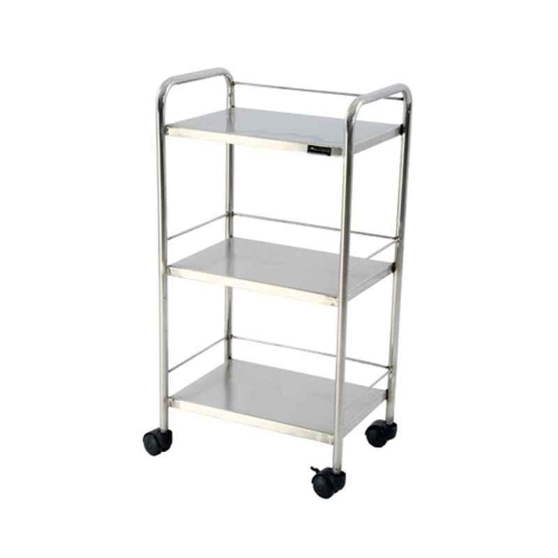 Metro 435x300x835mm M-926 Stainless Steel Bed Side Trolley
