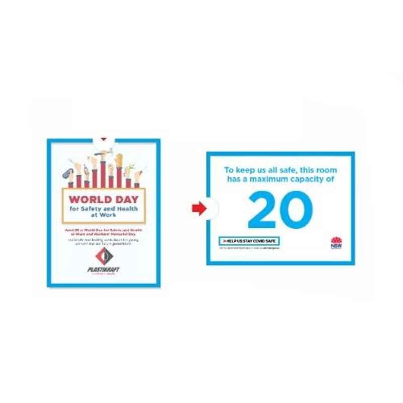Plastikraft Self Adhesive Document Display Frame, P/L-A4 (Pack of 10)