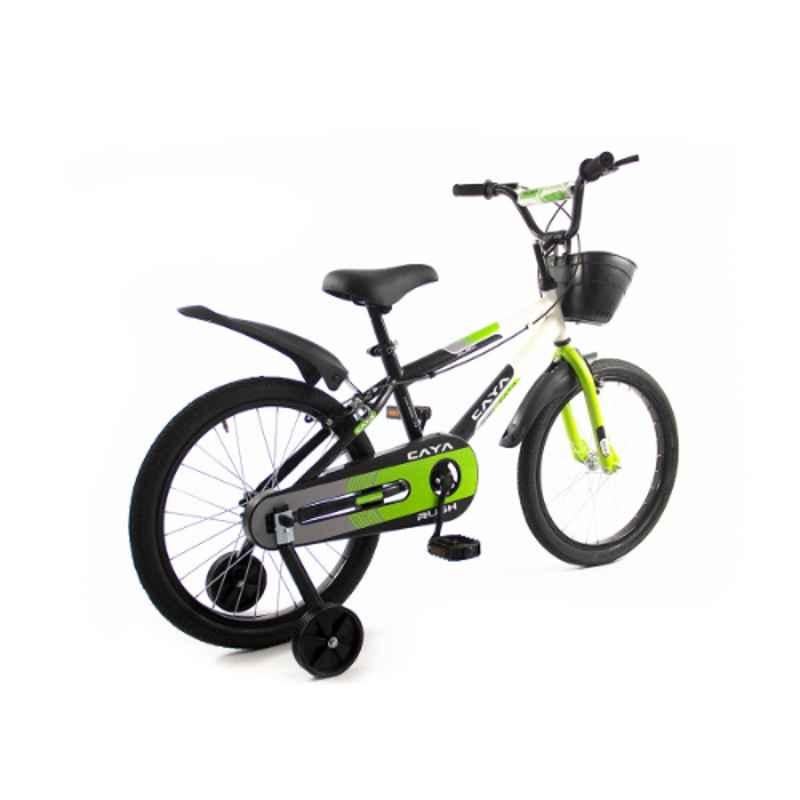 Caya Rush 20 Matt Green BMX Adjustable Handle Kids Cycle, Tyre Size: 20 inch