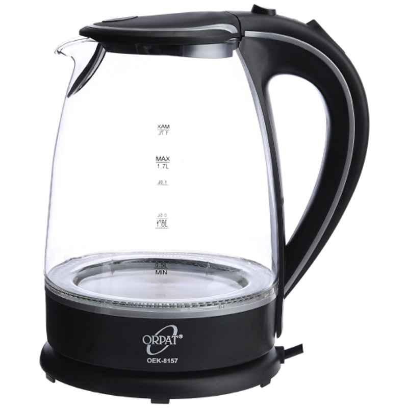 Orpat 1.7 Litre Cordless Glass Kettle, OEK-8157, Power: 2000 W (Pack of 2)