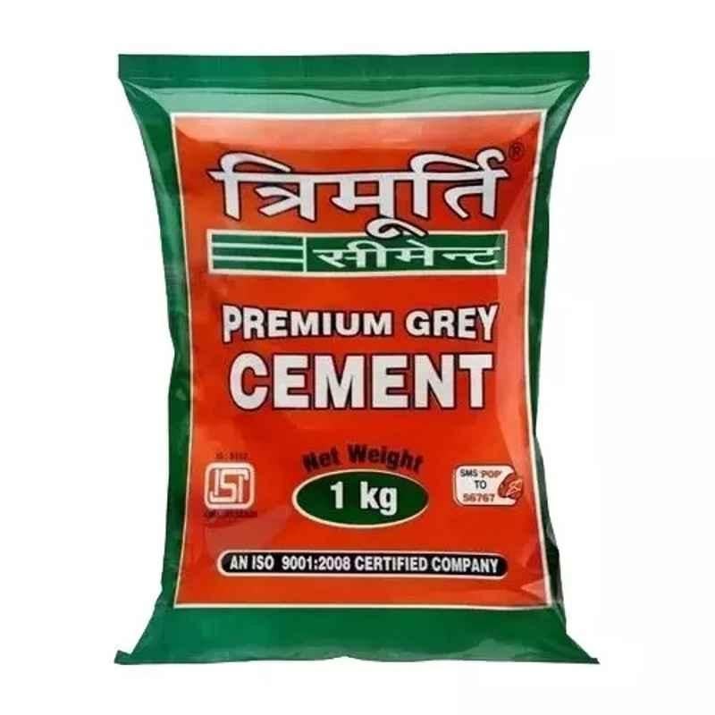 Trimurti Premium 1kg Grey Water Resistant Cement, PGC1KG