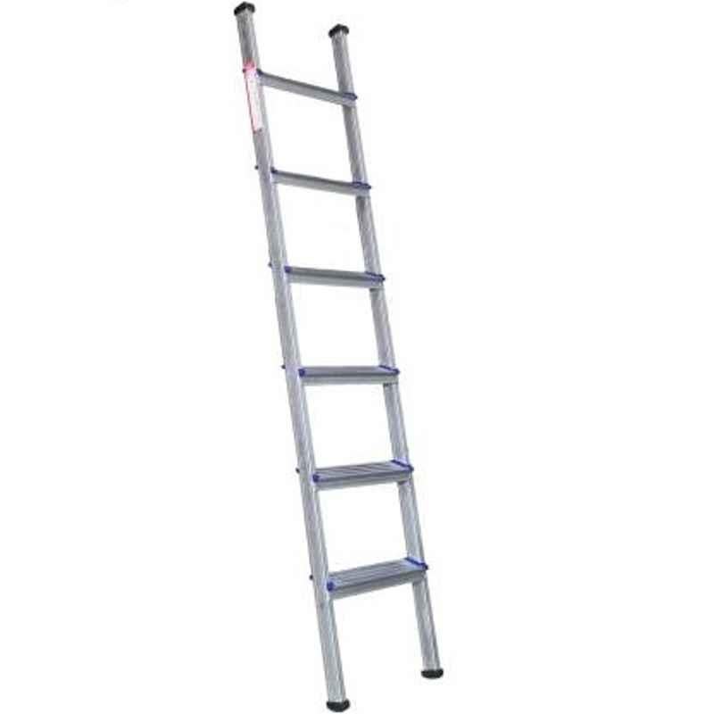 Brancley BSSL 6 Premium 6 Steps Aluminium Straight Ladder, Load Capacity: 125 kg