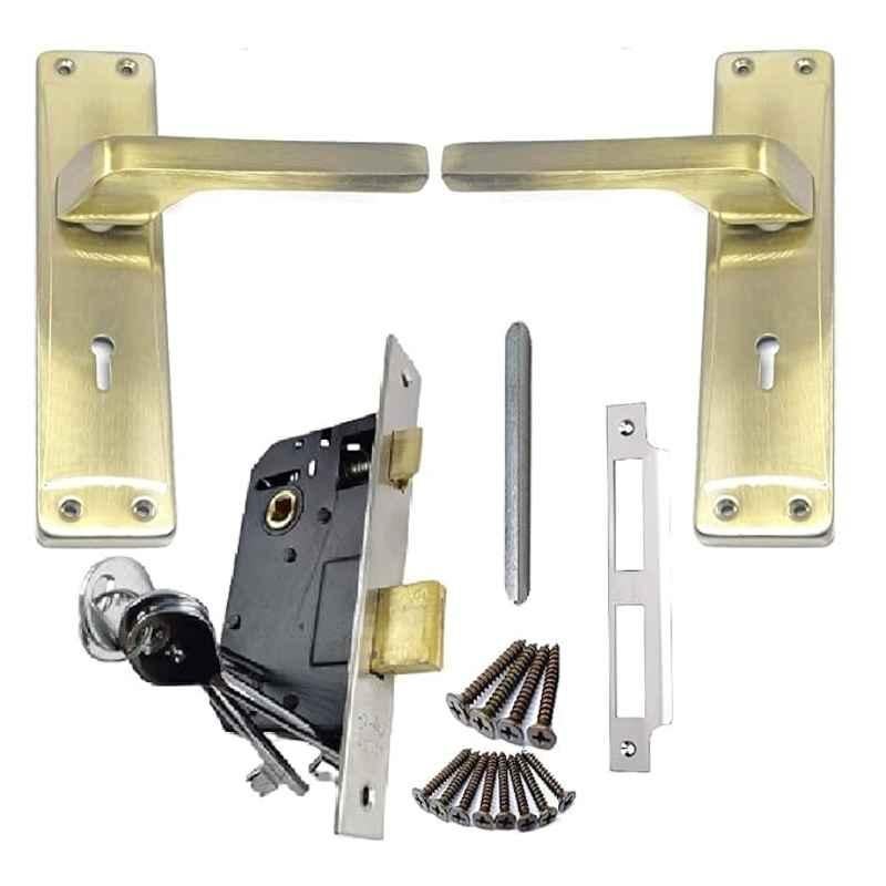 Ojass 8 inch Alloy Steel Mortise Lock Set, BML65L+S08MAB
