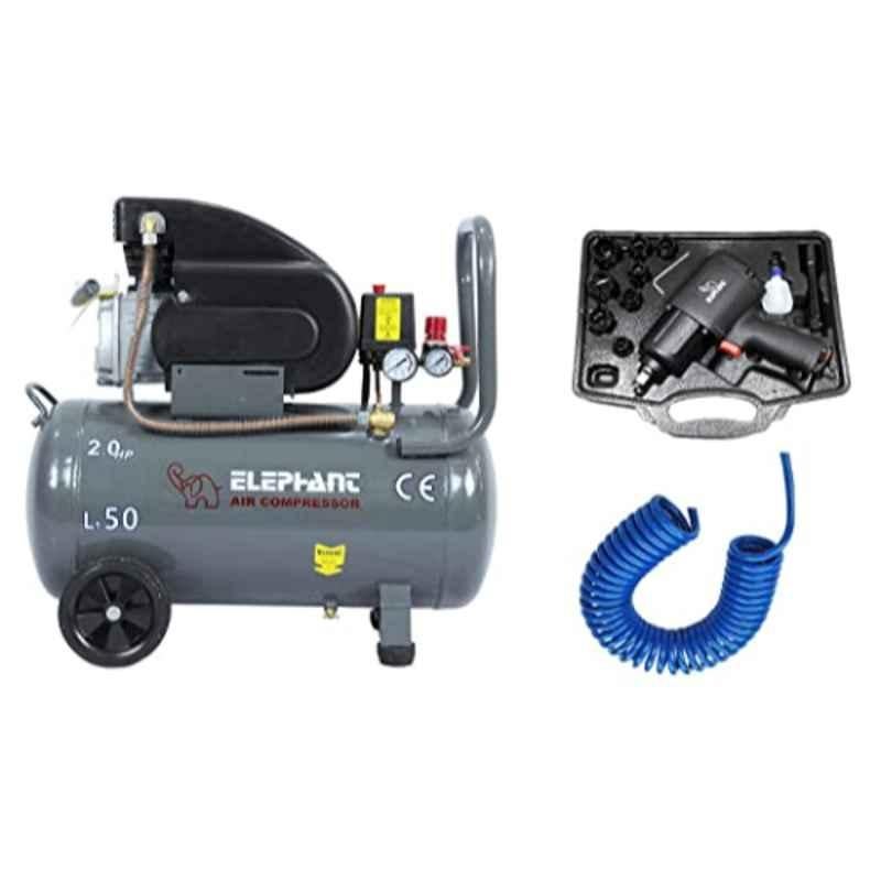 Elephant 2HP 50L Oil Free Air Compressor Set, AC-50C