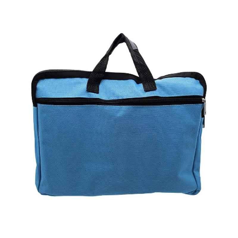 iLife Canvas A3 Blue Legal Zippered Business Document Bag