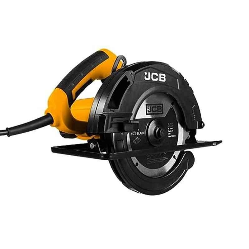 JCB 1500W 7 inch Circular Saw with Adjustable Base Plate & Spindle Lock, JCB-CS1500-EM