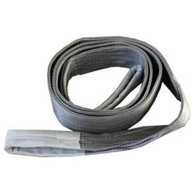 Ferreterro 4 Ton 4m Grey Double Ply Flat Polyester Webbing Sling
