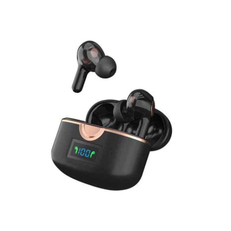 Portronics Harmonics Twins S1 Black Wireless Sports Earbuds, POR 1320