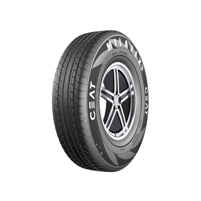 Ceat Milaze X3 165/80 R14 85S Tubeless Car Tyre, 105035