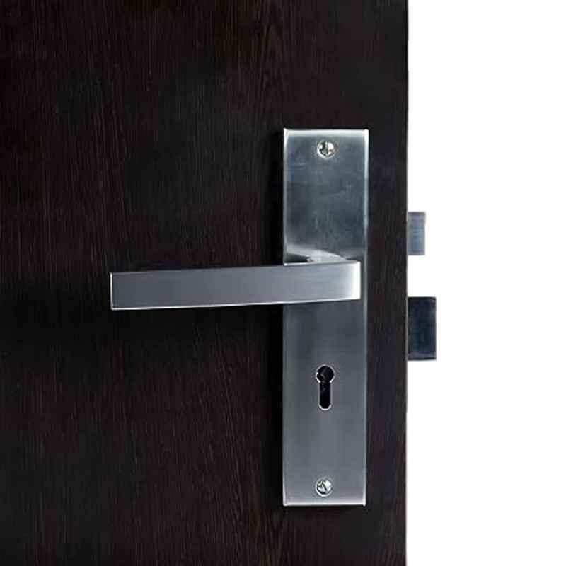 Handle Waala MG308 60mm Stainless Steel Silver 6 Lever Heavy Duty Mortise Door Lock Set
