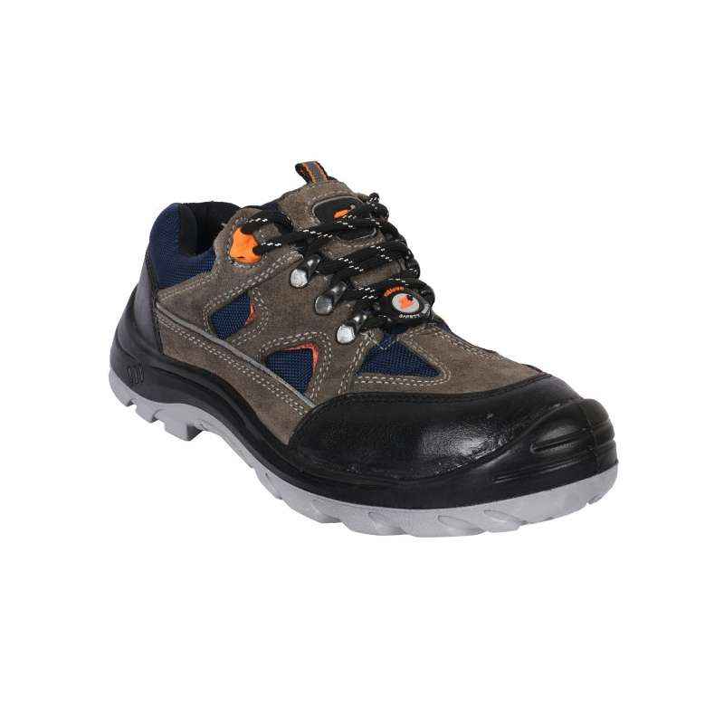 Hillson Z+1 Steel Toe Black Work Safety Shoes, Size: 8