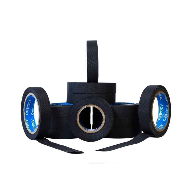 Agg Bro 18mm 10m Black High Friction Cloth Tape (Pack of 2)