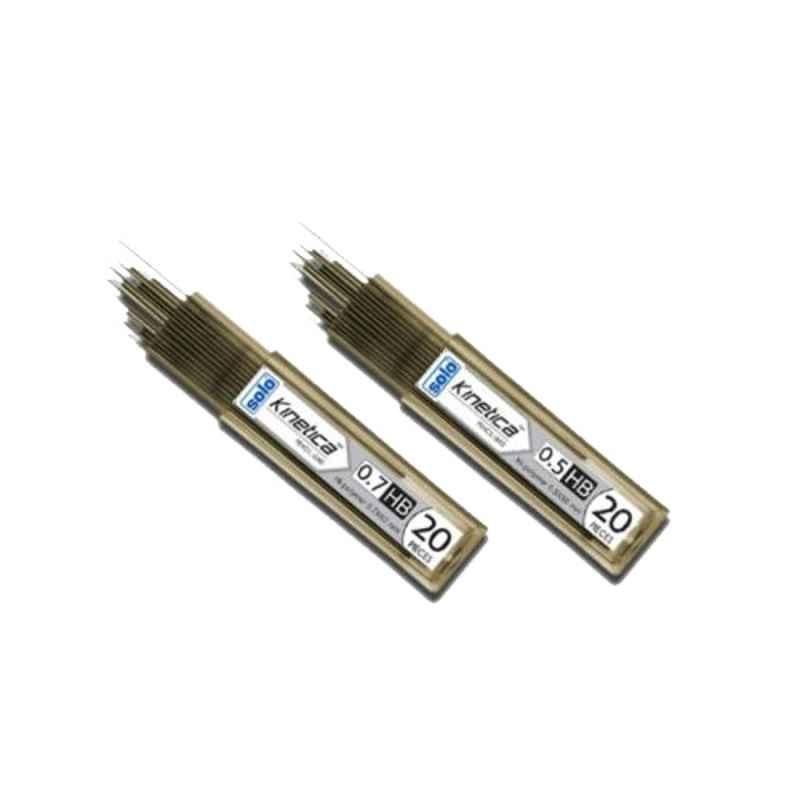 Solo 20 Pcs 0.5mm Clutch Pencil Lead Set, LHB 25 (Pack of 400)