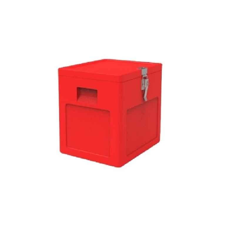Aaviro 38.5x32.5x33cm 25 Litre Polyethylene Red Roto Moulded Ice Box, AIB 25-01