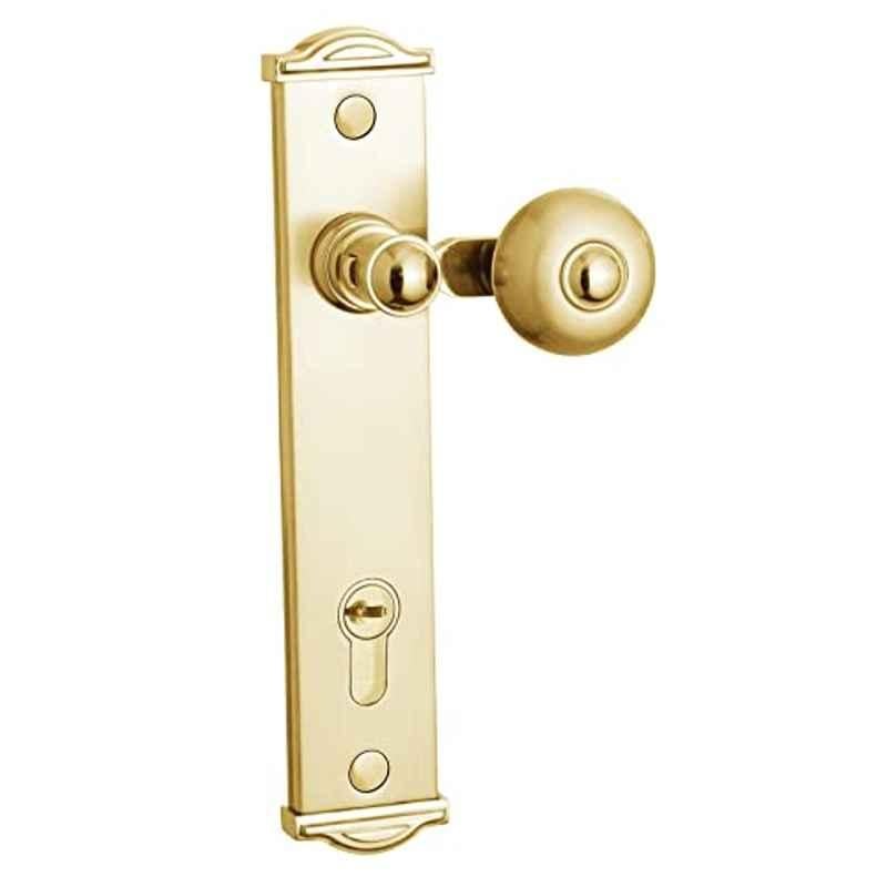 Bonus Comfy G5 Reflex 65mm Brush Brass Both Side Key Mortice Lock Set